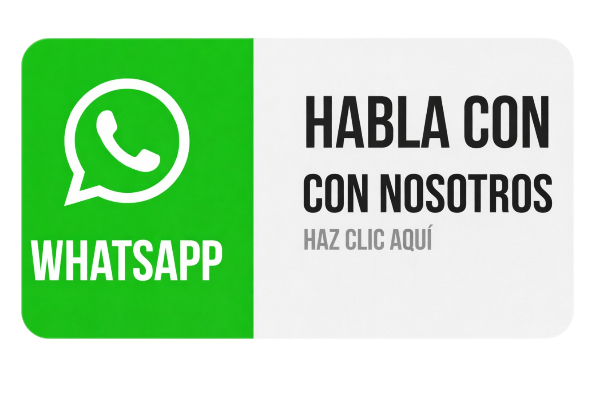 Habla con nosotros por WhatsApp